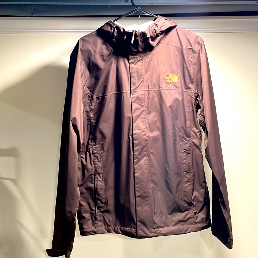 The North Face men’s rain jacket small brown